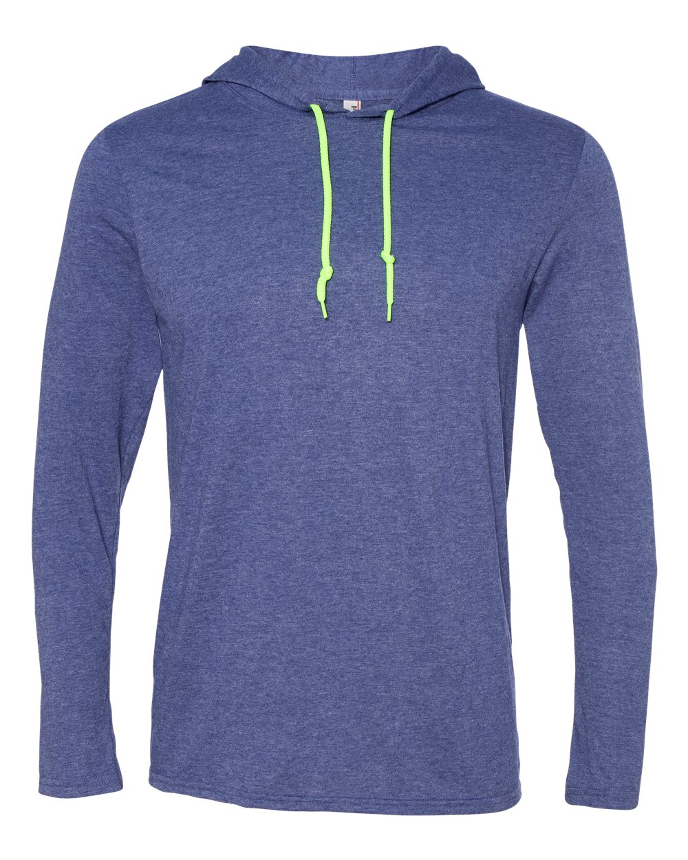4.5 oz. 100% Combed Ringspun Cotton Long Sleeve Hooded T-Shirt